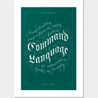 Command of Language Posters and Art